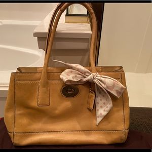 Coach Madeline Satchel Neutral Beige/Yellow